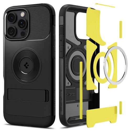 SPIGEN case SLIM ARMOR MAG compatible with MagSafe for IPHONE 16 Pro black