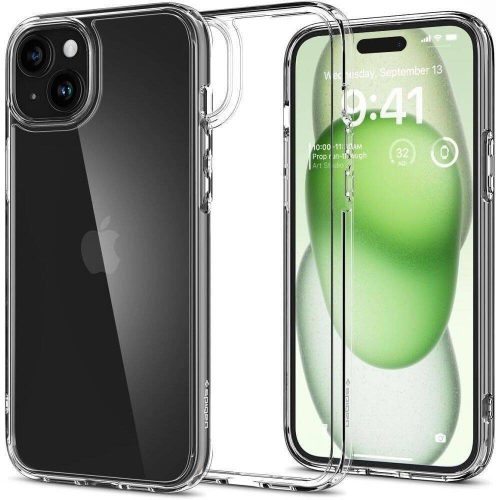 SPIGEN case ULTRA HYBRID for IPHONE 16 Plus crystal clear