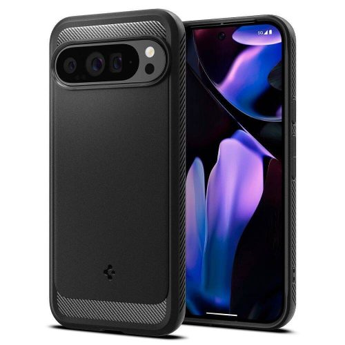 Case SPIGEN case RUGGED ARMOR for GOOGLE Pixel 9 Pro XL matte black