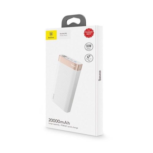 BASEUS POWER BANK Parallel PD 18W TYPE C 20000mAh PD QC Qucik Charge LED DISPLAY PPAL-APX02