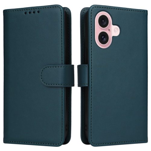 BETOPNICE 005 For iPhone 16 Wallet Case Magnetic Detachable Leather Phone Cover - Blue