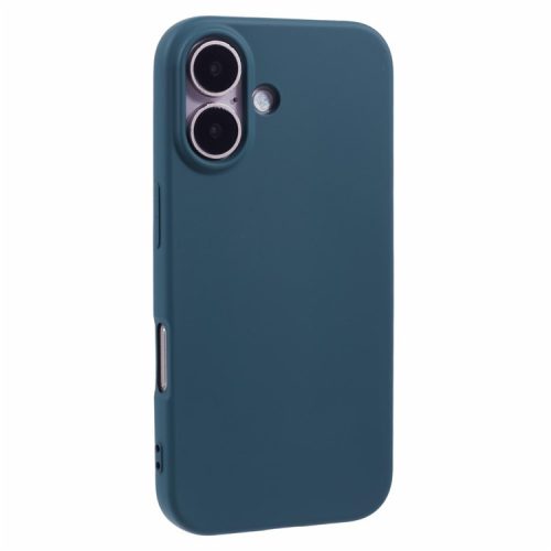 For iPhone 16 Case Arc Edge 2.0mm TPU Protective Phone Cover - Midnight Green