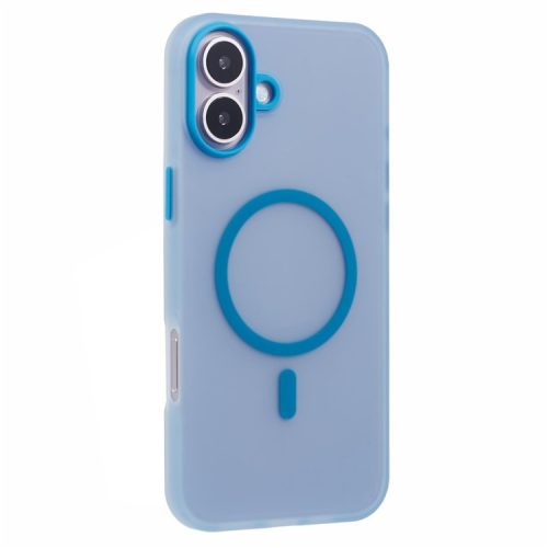 For iPhone 16 Case Compatible Cover with MagSafe Soft TPU Thin Protective Cover with Matte Finish - Blue