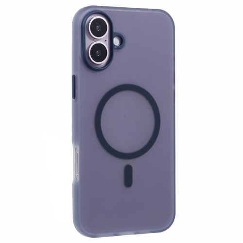 For iPhone 16 Case Compatible Cover with MagSafe Soft TPU Thin Protective Cover with Matte Finish - Navy Blue