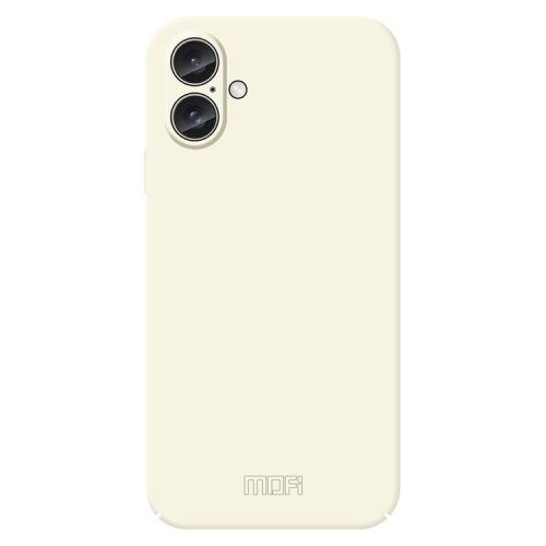 MOFI JK Qin Series For iPhone 16 Case TPU+Acrylic Phone Cover Skin Touch Feeling - Beige