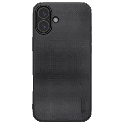 NILLKIN Frosted Shield Pro For iPhone 16 Case Matte PC+TPU Phone Cover - Black