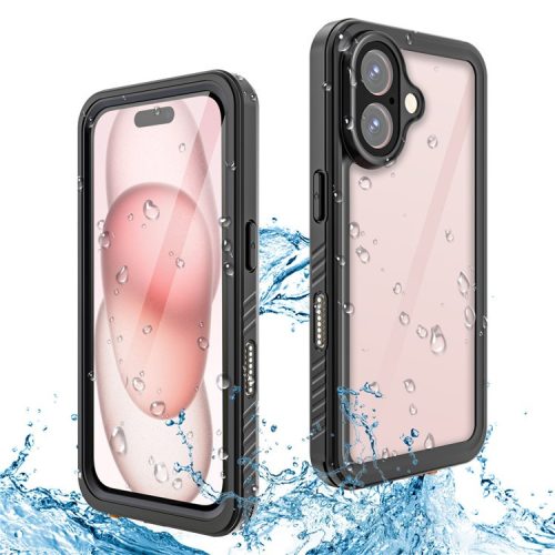 REDPEPPER FS Series For iPhone 16 Cell Phone Case IP68 Waterproof Clear Back Panel Phone Cover