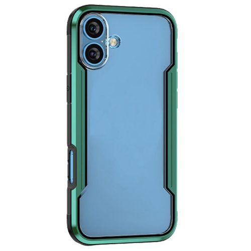 Thunder 1 Series For iPhone 16 Case PC + TPU Scratch-resistant Phone Cover - Green