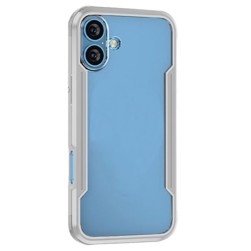 Thunder 1 Series For iPhone 16 Case PC + TPU Scratch-resistant Phone Cover - Grey