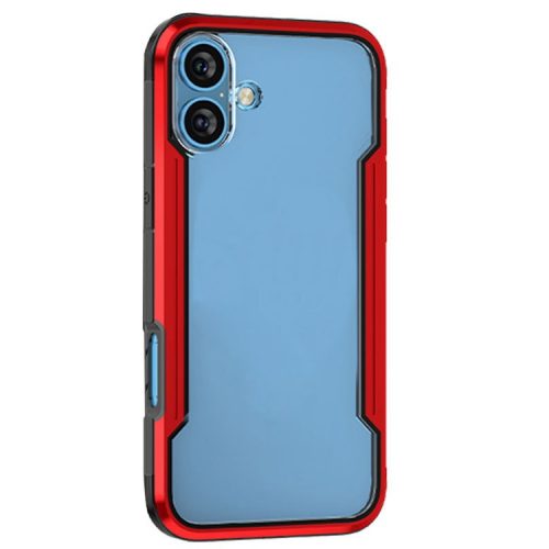 Thunder 1 Series For iPhone 16 Case PC + TPU Scratch-resistant Phone Cover - Red