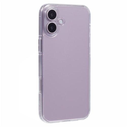 X-LEVEL For iPhone 16 Case Acrylic+Silicone Anti-Scratch Clear Back Phone Cover - Transparent