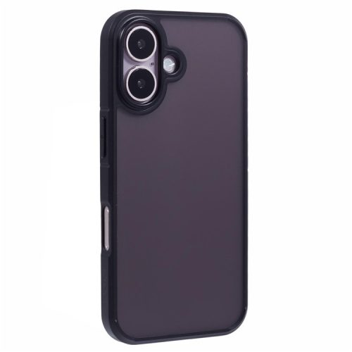 X-LEVEL For iPhone 16 Case Anti-Scratch PC+TPU Matte Phone Cover - Black