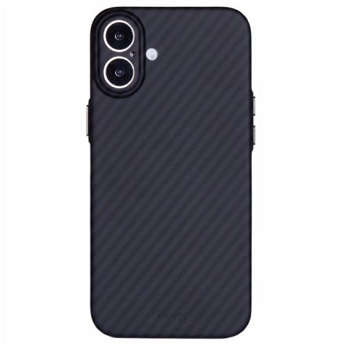 X-LEVEL For iPhone 16 Case Camera Protection Hard PC Phone Cover Carbon Fiber Texture