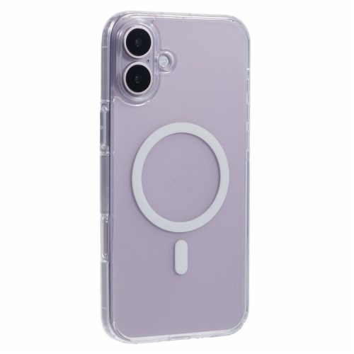 X-LEVEL For iPhone 16 Case Compatible with MagSafe PC+TPU Matte Phone Cover - Transparent