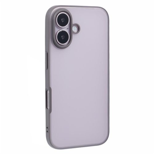 X-LEVEL For iPhone 16 Case PC+TPU Matte Finish Protective Phone Cover - Grey