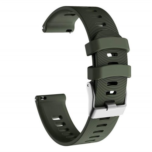 20mm Silicone Smart Watch Band for GarminMove Forerunner 245M/645M/Vivoactive 3t - Army Green