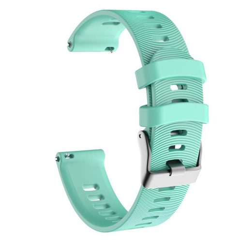 20mm Silicone Smart Watch Band for GarminMove Forerunner 245M/645M/Vivoactive 3t - Cyan