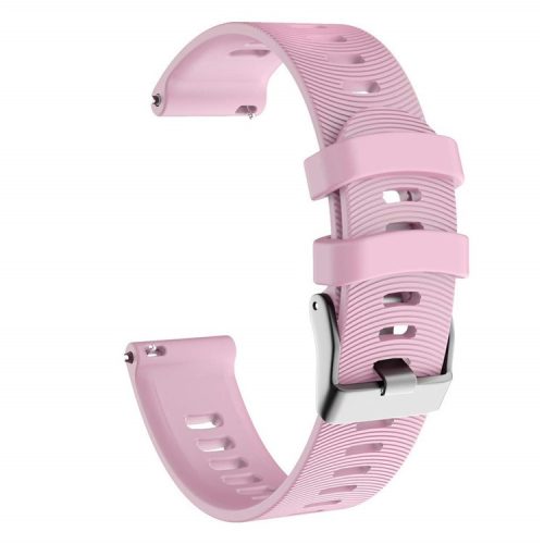 20mm Silicone Smart Watch Band for GarminMove Forerunner 245M/645M/Vivoactive 3t - Pink