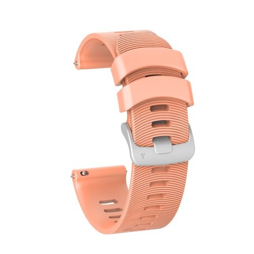 20mm Silicone Smart Watch Replacement Strap for Garmin Forerunner 245 - Coral