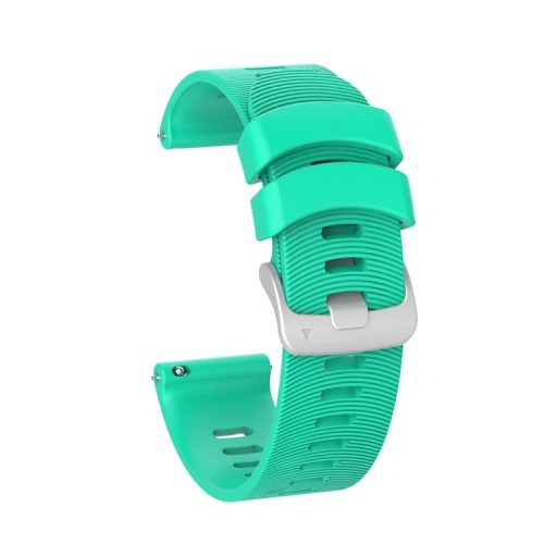 20mm Silicone Smart Watch Replacement Strap for Garmin Forerunner 245 - Cyan