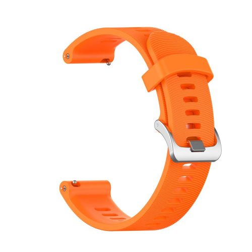 20mm Silicone Watch Strap for Garmin Forerunner 245 Smart Watch Band Replacement - Orange