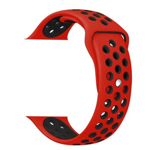 20mm Two-color Silicone Wrist Strap for Garmin Forerunner 245 Music / Forerunner - Red / Black