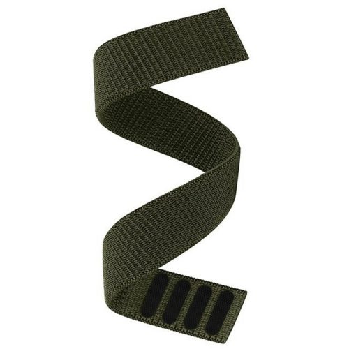 26mm Nylon Watch Band for Garmin Enduro 3 / Fenix 8X / Fenix 7X Magic Tape Wrist Band - Army Green