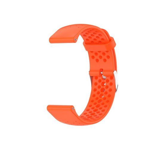 Breathable Smart Watch Strap Replacement Silicone Wrist Band for Garmin Forerunner 158/55 - Orange