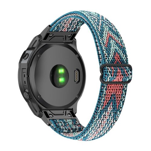 For Garmin Fenix 7X / Fenix 3 / Descent MK1 Elastic Nylon Watch Strap Smart Watch Band with Tool - Arrow