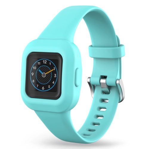 For Garmin Fit RJ3 / Vivofit JR3 Silicone Watch Band Pattern Printing Wrist Strap Replacement  - Mint Green