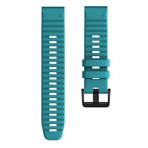 KALEBOL KLB-AWGJ-001 For Garmin Fenix 7 / 7 Pro 22mm Watch Band Concave Dot Silicone Strap - Green