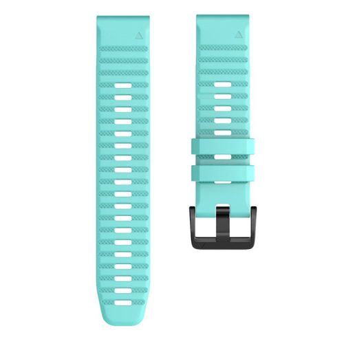 KALEBOL KLB-AWGJ-001 For Garmin Fenix 7 / 7 Pro 22mm Watch Band Concave Dot Silicone Strap - Light Green