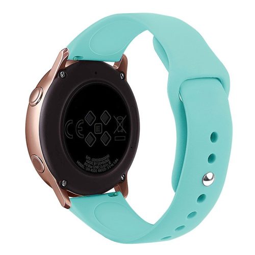 KALEBOL KLB-DKGJ-001 For Huawei Watch GT 4 41mm / Garmin Venu 3S 18mm Silicone Band Watch Strap - Lake Green