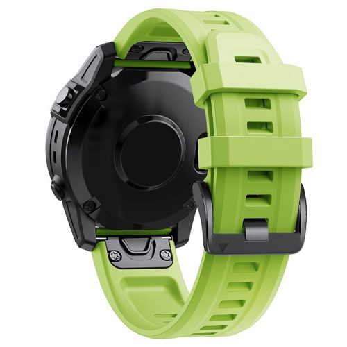 KALEBOL KLB-LWGJ-001 For Garmin Fenix 7  /  7 Pro Strap Replacement QuickFit 22mm Silicone Watch Band - Green