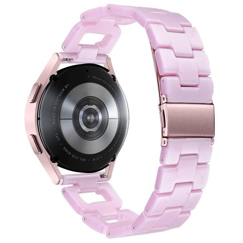 Watch Strap for Garmin Forerunner 645 / 645 Music D-Shape Resin Bracelet Watchband - Light Purple