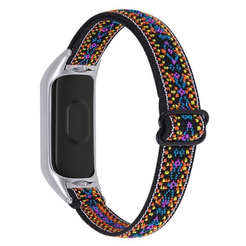 For Xiaomi Mi Band 3 / 4 Nylon Braided Watch Strap Replacement Adjustable Elastic Wrist Band - Style 5