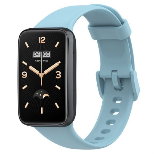 For Xiaomi Mi Band 7 Pro Solid Color TPU Watch Band Pin Buckle Adjustable Wrist Strap - Baby Blue