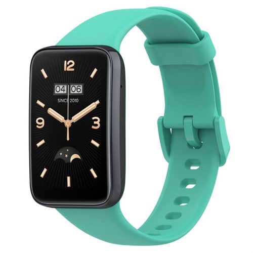 For Xiaomi Mi Band 7 Pro Solid Color TPU Watch Band Pin Buckle Adjustable Wrist Strap - Mint Green