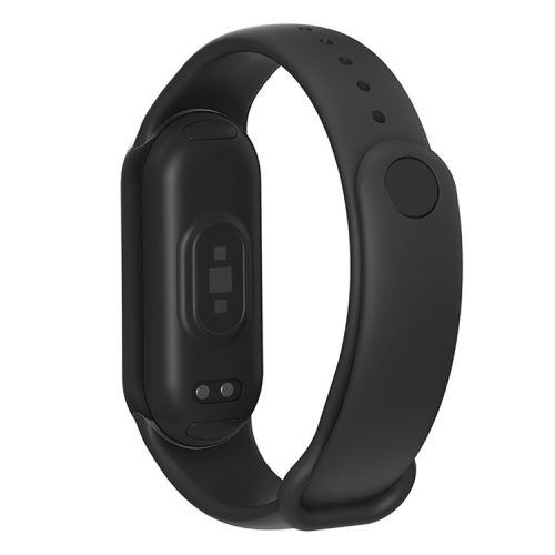 For Xiaomi Mi Band 9 NFC / Mi Band 9 / Smart Band 8 NFC / Smart Band 8 Silicone Watch Strap Wrist Band Replacement - Black