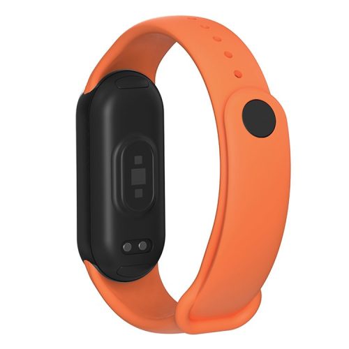 For Xiaomi Mi Band 9 NFC / Mi Band 9 / Smart Band 8 NFC / Smart Band 8 Silicone Watch Strap Wrist Band Replacement - Orange