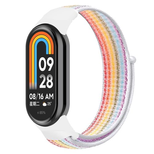 For Xiaomi Mi Band 9 NFC / Mi Band 9 / Smart Band 8 NFC / Smart Band 8 Soft Nylon Watch Band Adjustable Sport Wrist Strap - Multi-Color