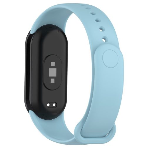 For Xiaomi Mi Band 9 NFC / Mi Band 9 / Smart Band 8 NFC / Smart Band 8 Solid Color Silicone Watch Strap Replacement Wrist Band - Baby Blue