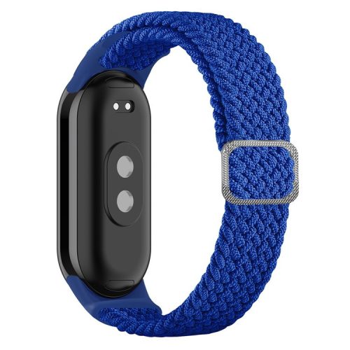 For Xiaomi Mi Band 9 NFC / Mi Band 9 / Smart Band 8 NFC / Smart Band 8 Stretchy Nylon Watch Band Adjustable Braided Sport Strap - Blue