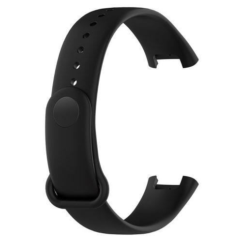 For Xiaomi Redmi Smart Band Pro Solid Color Wrist Band Replacement Silicone Watch Strap - Black