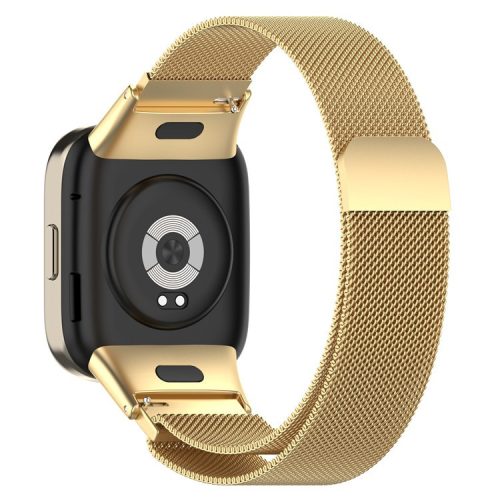 For Xiaomi Redmi Watch 3 / Mi Watch Lite 3 Milanese Metal Mesh Strap Replacement Smart Watch Band - Gold