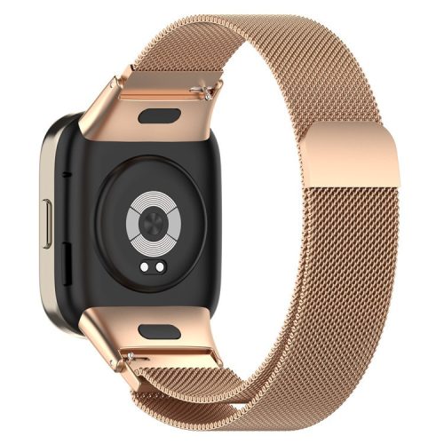 For Xiaomi Redmi Watch 3 / Mi Watch Lite 3 Milanese Metal Mesh Strap Replacement Smart Watch Band - Rose Gold