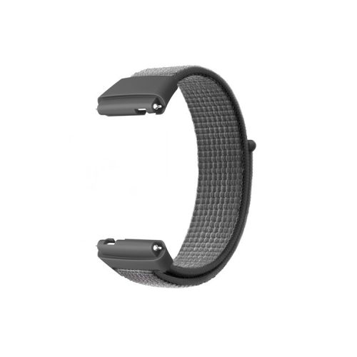 For Xiaomi Redmi Watch 3 Lite / Watch 3 Active Nylon Watch Strap Loop Fastener Replacement Band - Grey