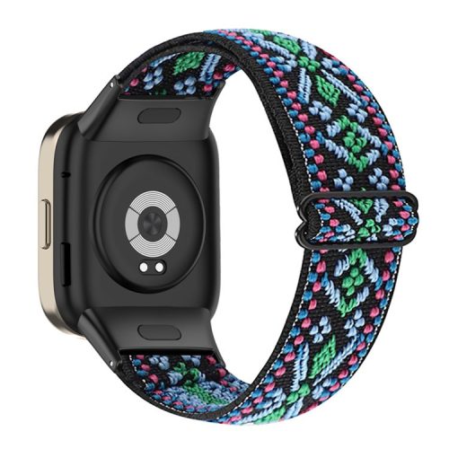 For Xiaomi Redmi Watch 3 Watch Strap Elastic Nylon Adjustable Smart Watch Band - Green