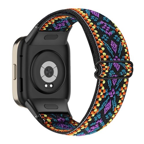 For Xiaomi Redmi Watch 3 Watch Strap Elastic Nylon Adjustable Smart Watch Band - Purple