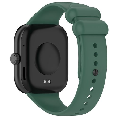 For Xiaomi Redmi Watch 4 / Smart Band 8 Pro Silicone Watch Band with Black Buckle - Dark Green